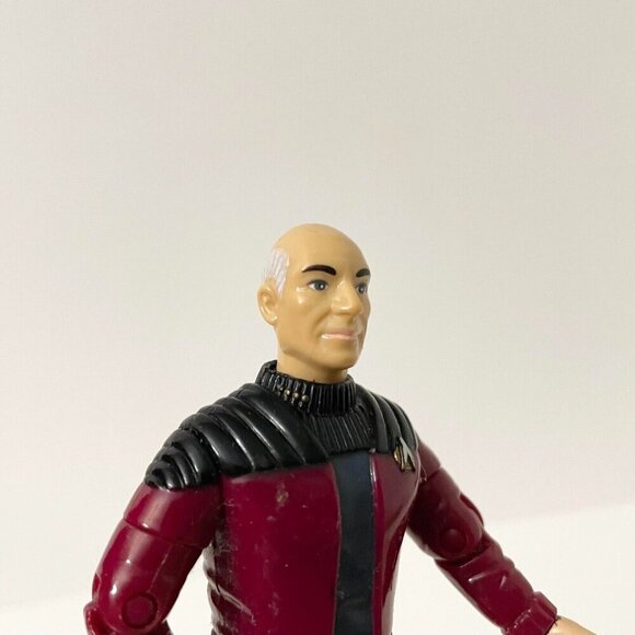 Vintage 1992 Star Trek Captain Jean Luc Picard 4 Inch Action Figure Playmates - Picture 12 of 16